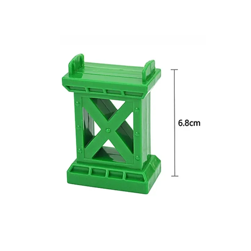 Wooden Train Track Intersection - Star-Shaped Crossroads & Expansion Accessory