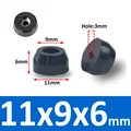 11x9x6mm-Black