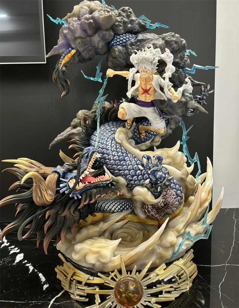 

23 см цельная фигурка Luffy Vs Kaidou Аниме фигурки Луффи снаряжение 5 статуя Ника Луффи фигурка Gk Модель Кукла игрушки подарок