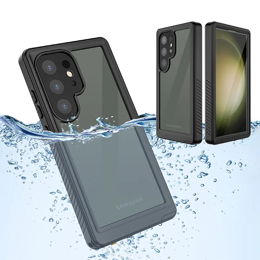 

Чехол для Samsung Galaxy S24 S23 S22 Ultra FE, водонепроницаемый чехол для дайвинга, подводного плавания, спорта на открытом воздухе, класс защиты IP68, защита от падения