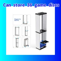 PS5 Game disc storage rack Game disc double layer storage box stand - Image 2