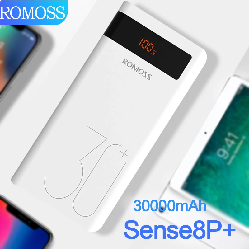 ΠΠ½Π΅ΡΠ½ΠΈΠΉ Π°ΠΊΠΊΡΠΌΡΠ»ΡΡΠΎΡ ROMOSS Sense8P +, 30000 ΠΌΠΡ, 18 ΠΡ, 30000 ΠΌΠΡ ΠΠ½Π΅ΡΠ½ΠΈΠΉ Π°ΠΊΠΊΡΠΌΡΠ»ΡΡΠΎΡ ROMOSS Sense8P +, 30000 ΠΌΠΡ, 18 ΠΡ, 30000 ΠΌΠΡ