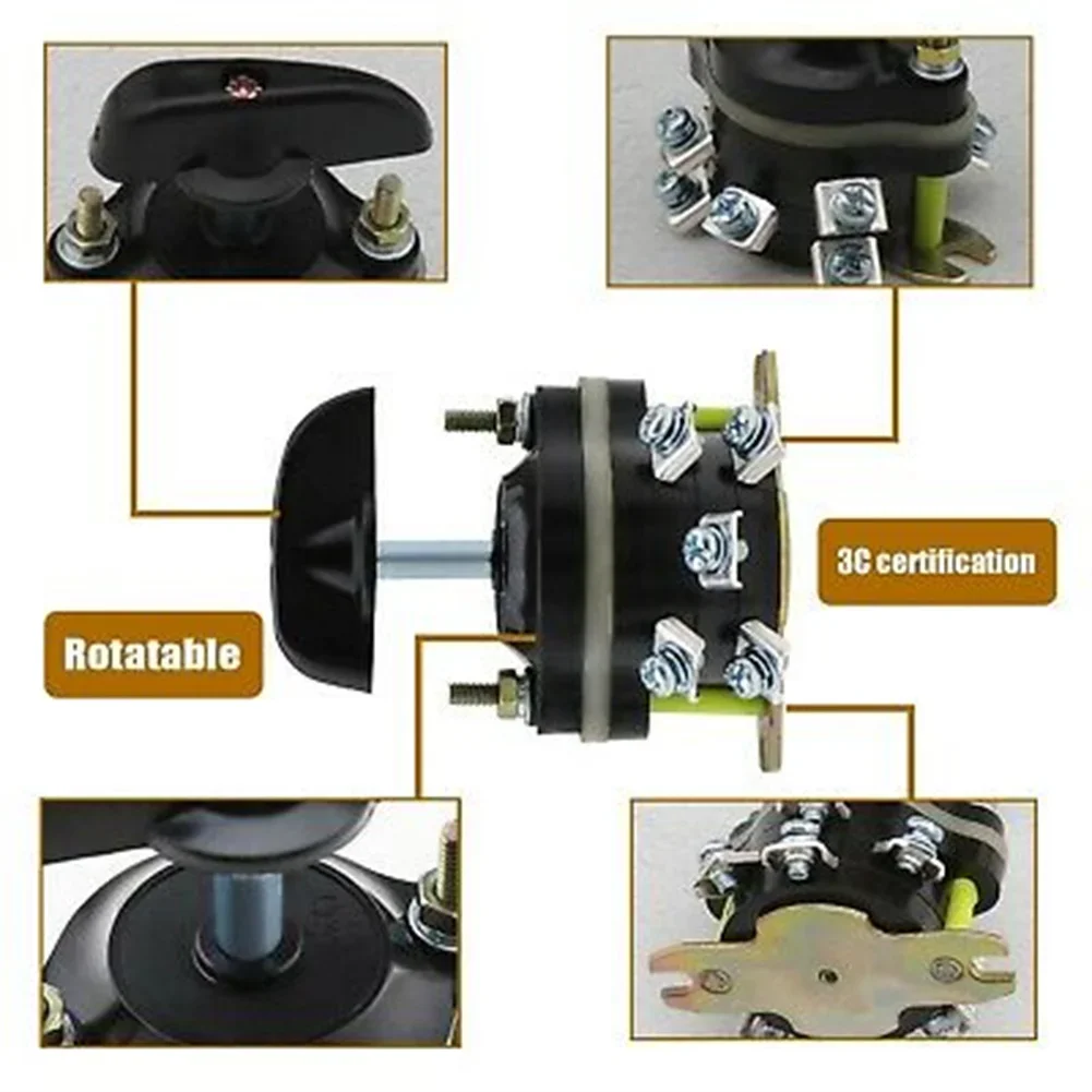 Forward Reverse Switch Effortless Handling 380V 10A 3 Gears Forward Reverse Switch for Electric ATVs Pedicab Go kart