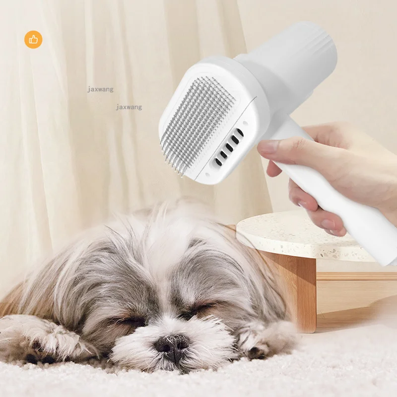 2 In 1 Cat Hair Dryer Brush Portable Drying Machine Puppy Water Blower