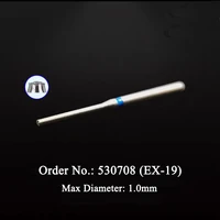 Safe End Cutting Diamond Bur ISO 150/012 (EX-18) For Shoulder Preparation, Inlay/Full Crown Prepare 5 Pieces Bur/Pack 2