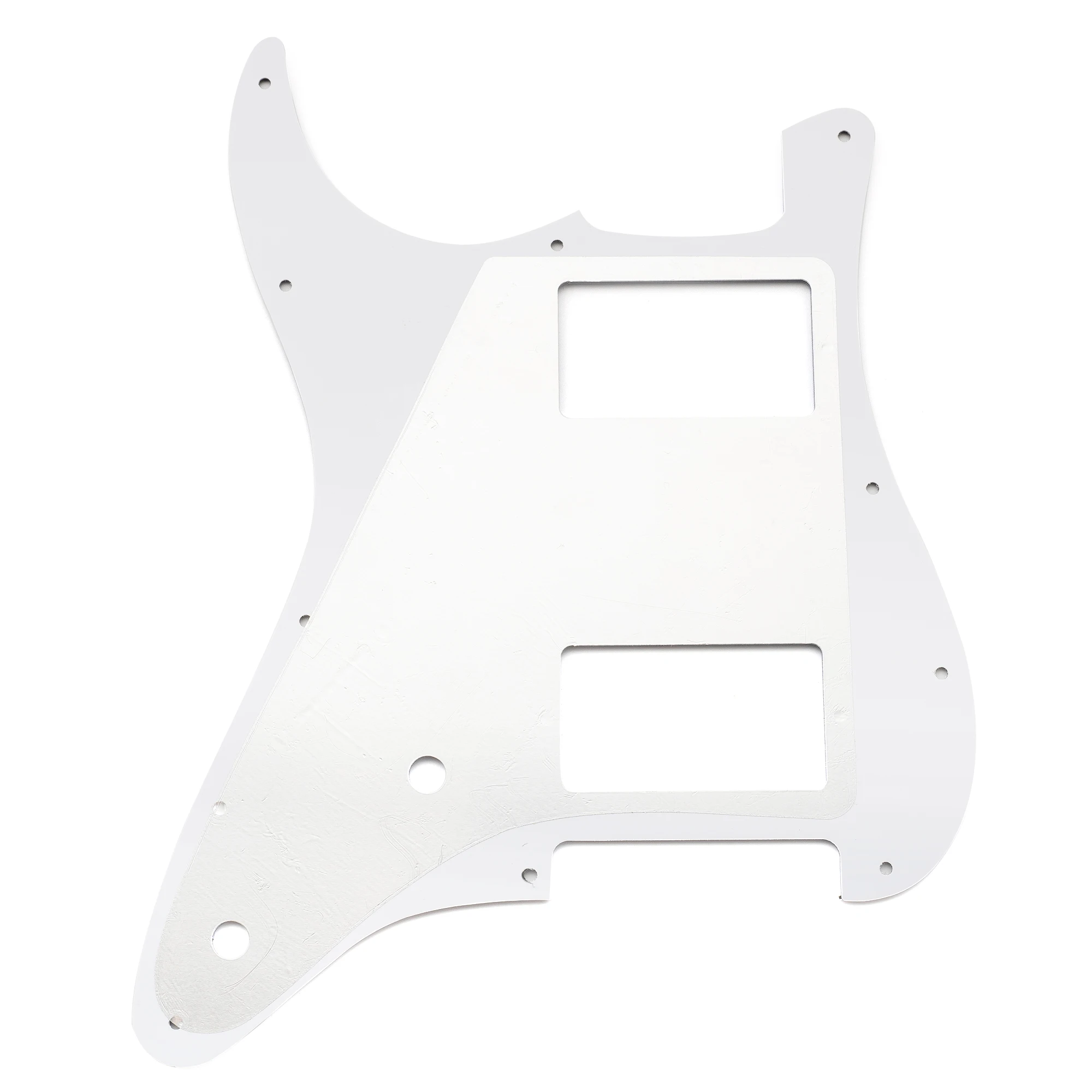 Musiclily Pro 11-Loch-ST-HH-Gitarren-Schlagbrett mit abgedecktem Humbucker-2-Pot-Layout für E-Gitarre im Fender Squier ST-Stil – Detail 39