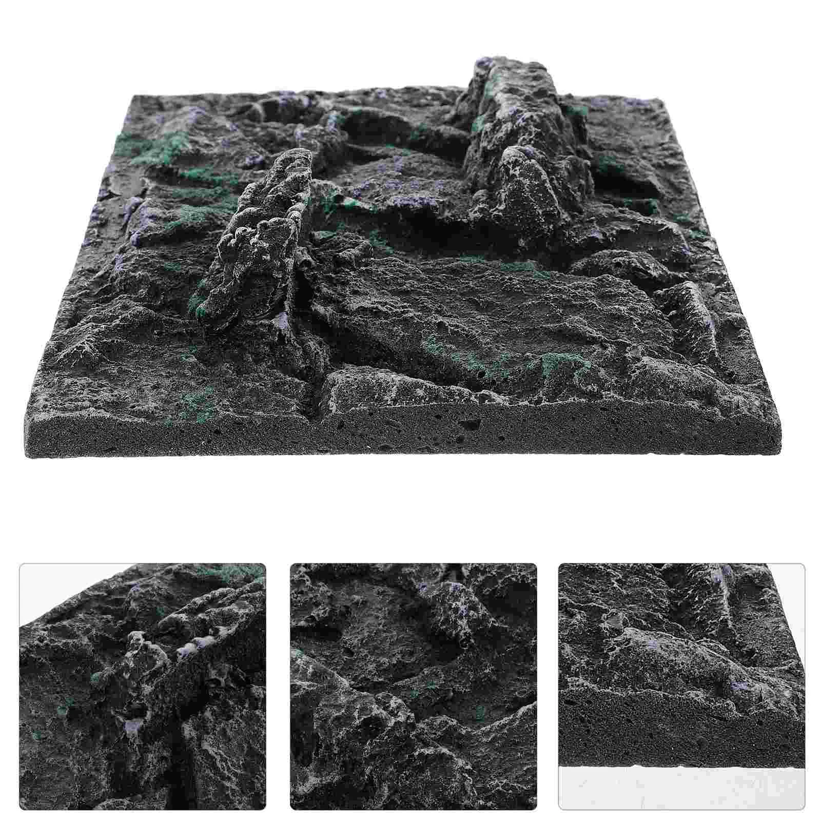 High Grade 3D Background Board Free Splicing Aquarium Background Board Tortoise Tank Decorative Emulation Resin Wall