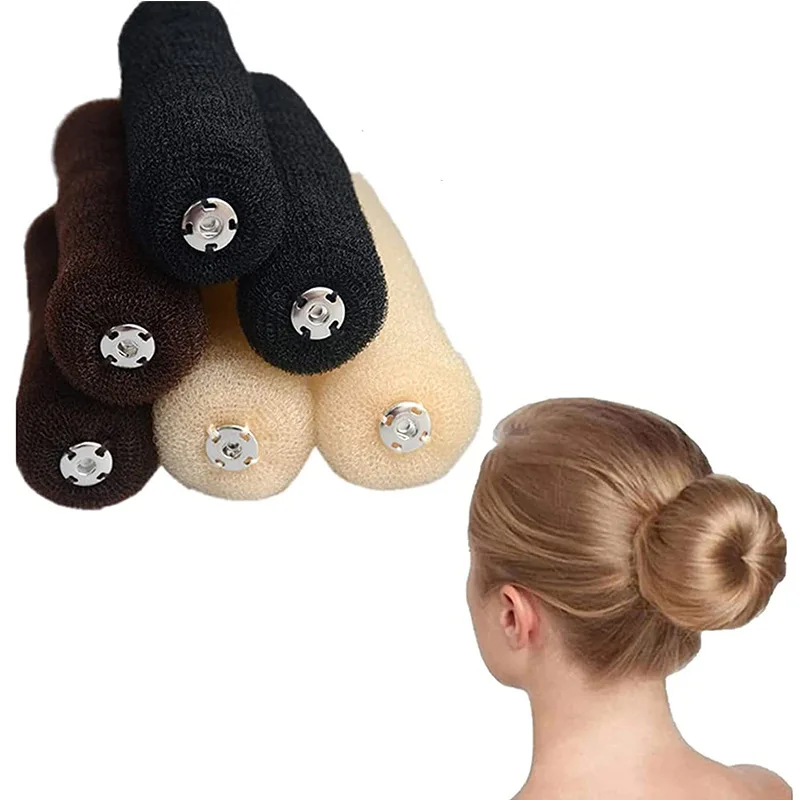 Magic roll foam sponge women's fashion contract making doughnut hair tools girls hair accessories