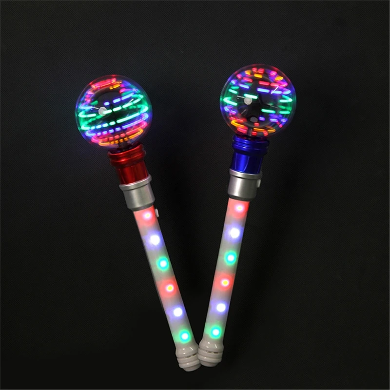 

Handheld Stick Rotating Spinning Wand Lantern for Creative Summer Outdoor for PLAY Light Up Toy Glow at Dark Kids Easter