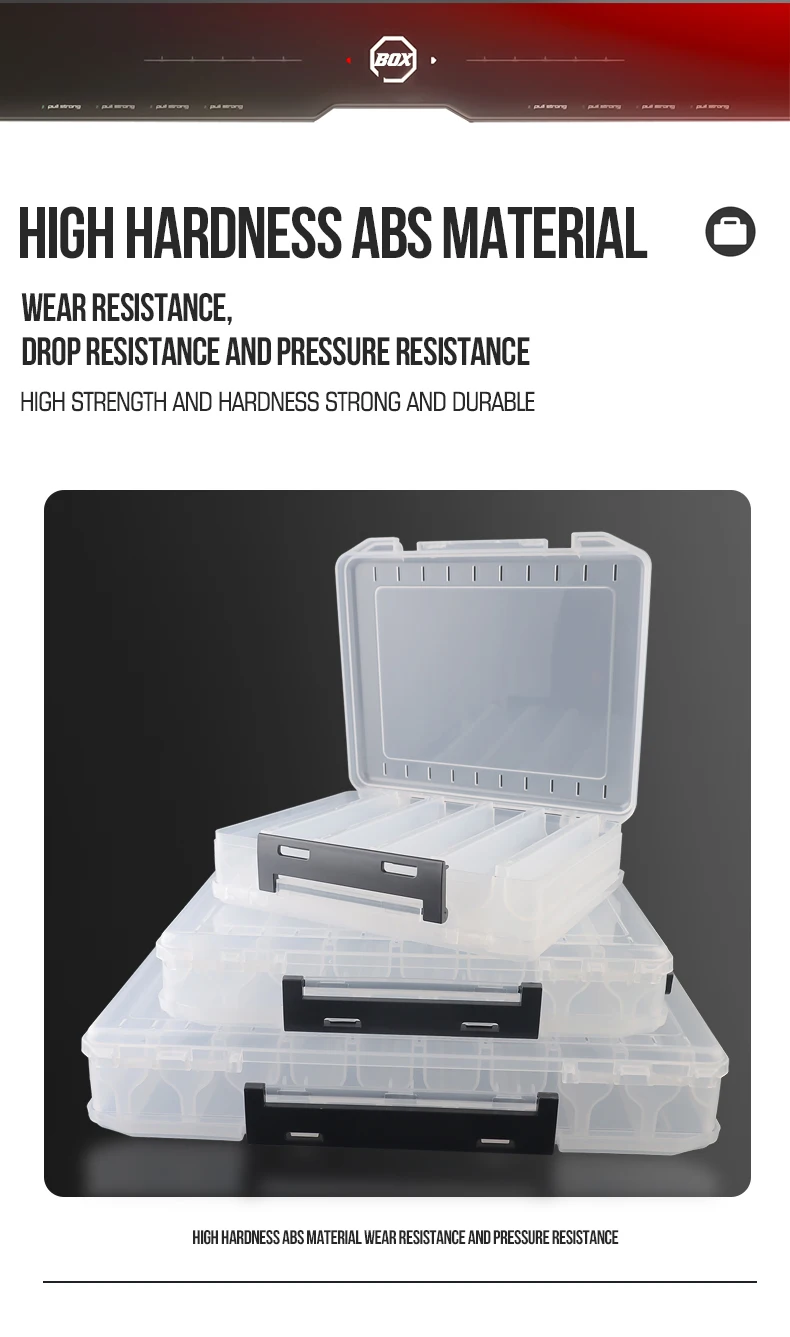 Description Picture 3 of itemTAIYU 10/14/18 Compartment Double Sided Large Fishing Tackle Box for Storage Big baits Sea Fishing Lure High Quality Fishing Box