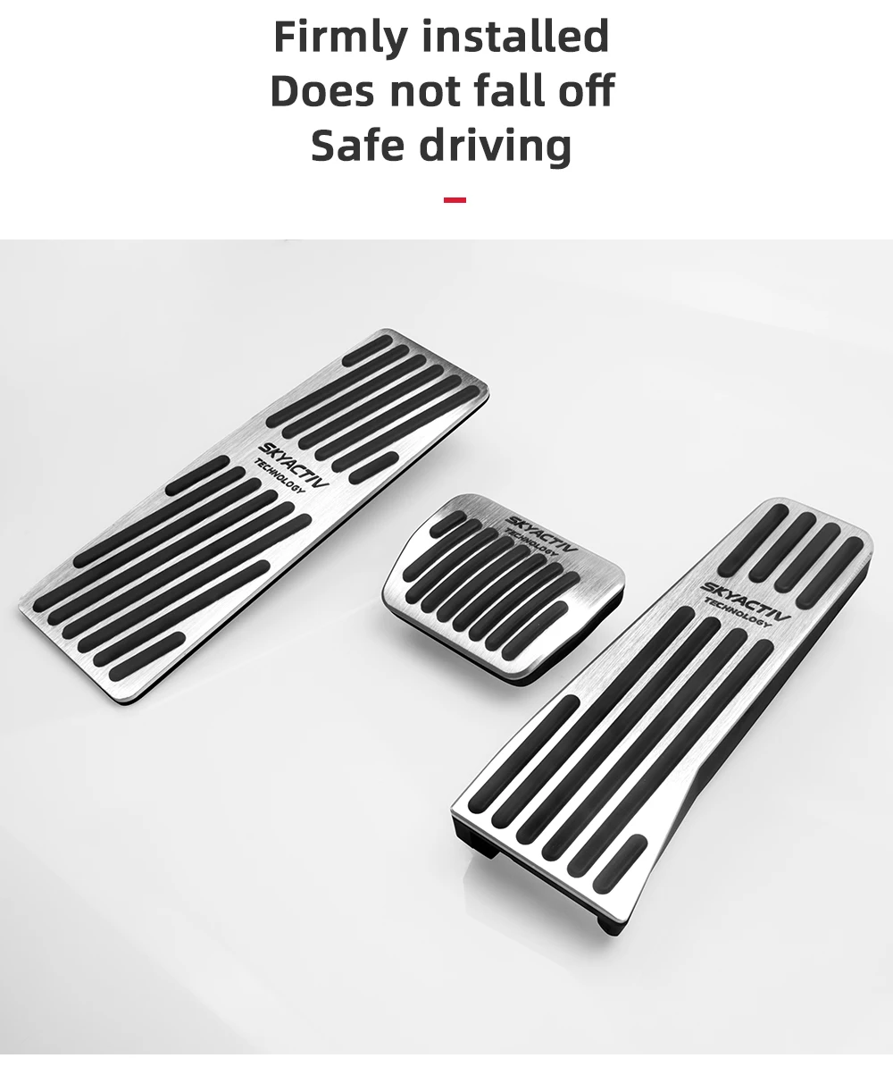 Für Mazda 3 BP CX30 CX50 CX60 MX30 MX-30 2019 2020 2021 2022 2023 2024 Auto Fußstütze gaspedal Bremspedal Abdeckung Zubehör – Detail 9