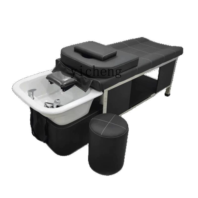

Xl Water Circulation Head Therapy Shampoo Chair Hair Salon Water Heater Ceramic Basin Ear Cleaning Bed
