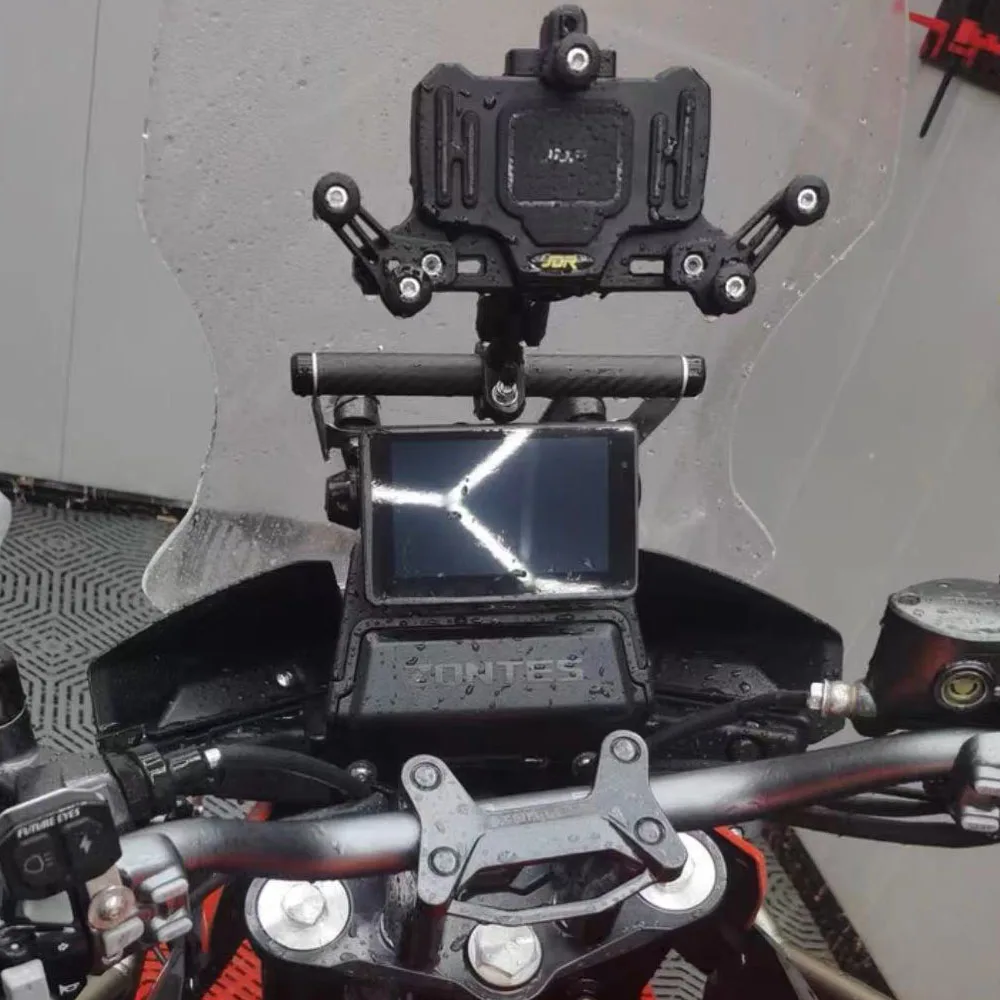 Navigation Bracket For Zontes 310T 350T 310T1 310T2 ZT 310T Motorcycle Navigation GPS Plate Bracket Smart Phone Stand Holder