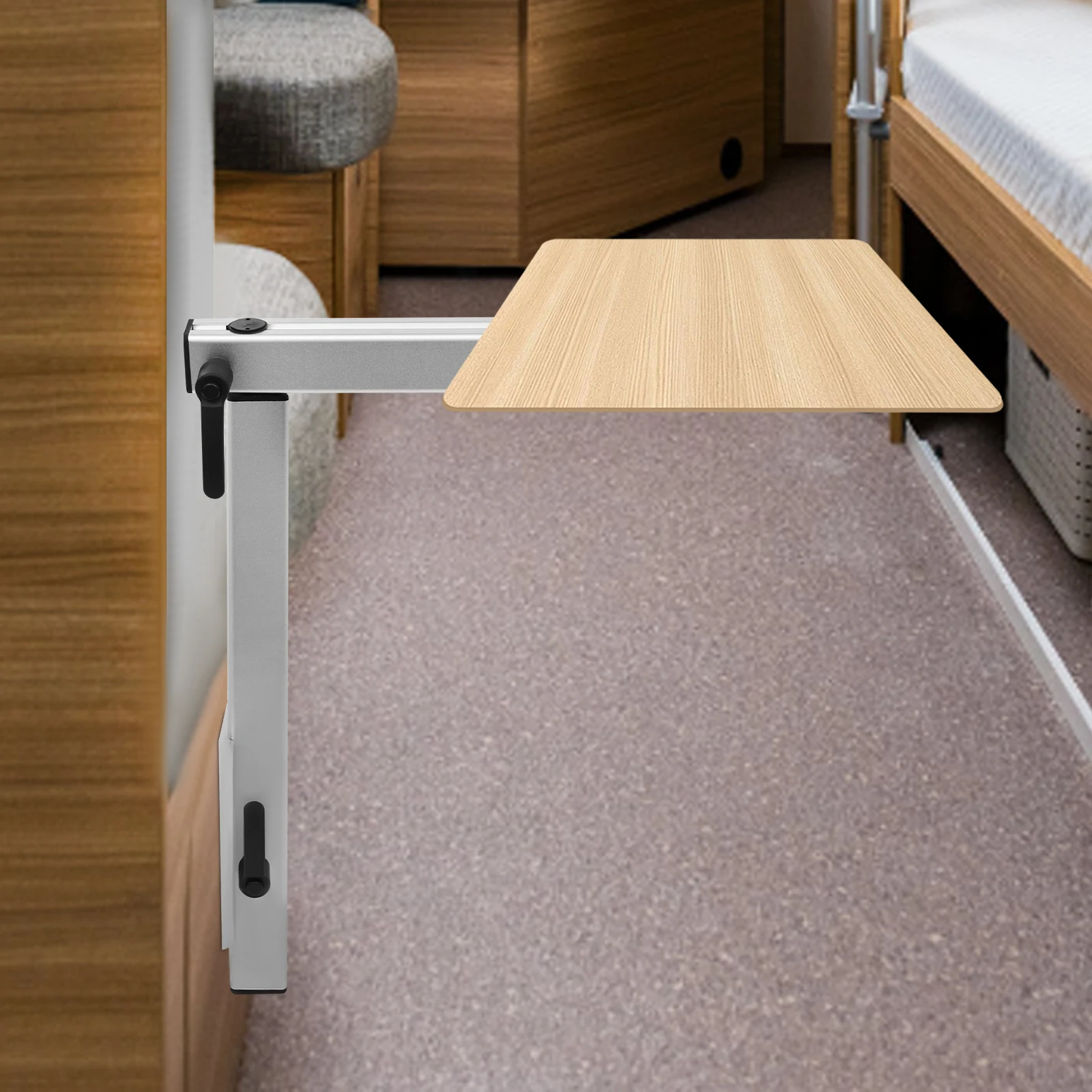 DX0052 RV Schwenkbares Tischbein, RV-Tischplattenhalterung für Wohnwagen, Yachten 50,8*40,8cm – Detail 12