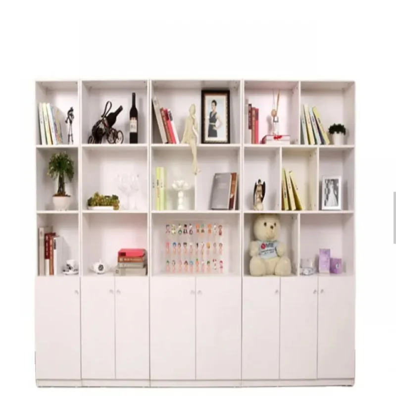

Простой современный книжный шкаф в скандинавском стиле, компактный шкаф со стеклянной дверью для спальни, кабинета, Офисная Книжная полка, шкаф для хранения документов
