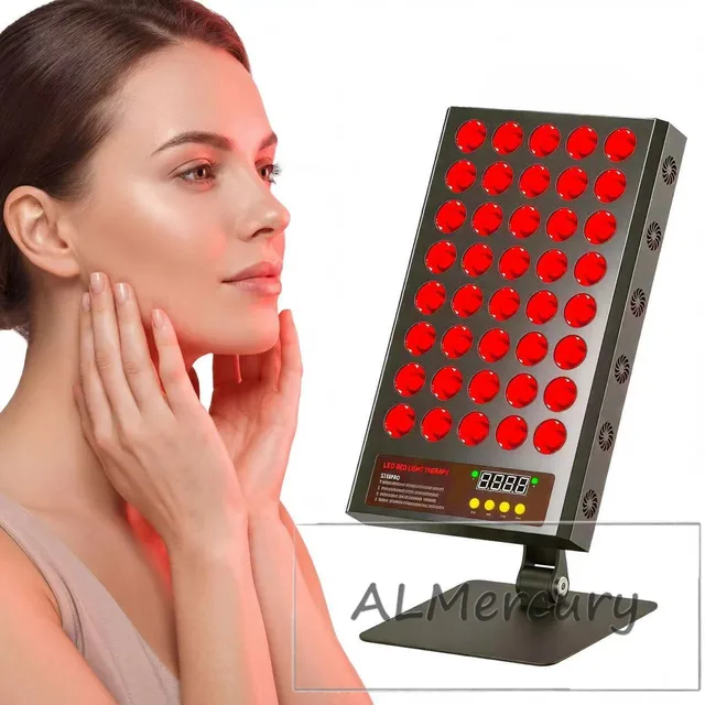 LED Red Light 200W Therapy Panel 850nm 660nm 630nm Dual Chips Home Beauty Device with Timer Setting near Infrared for Skin Care 1