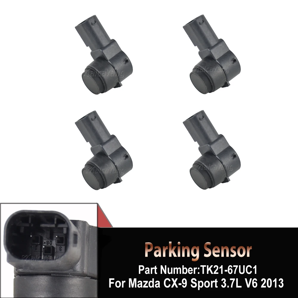 

4PCS For Mazda CX-9 3.7L V6 2013 2014 2015 TK21-67UC1 0263013998 Parking Distance Control Sensor