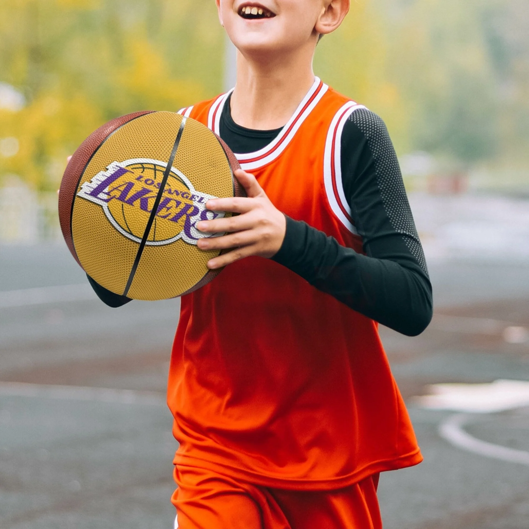Picture Custom Basketball Indoor and Outdoor Leather Game Training Basketball Four-sided Printing Young Men and Women 3