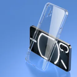 Matte Frosted Shockproof Rugged Protective Armor Cover - Nothing Phone 1 (Clear)