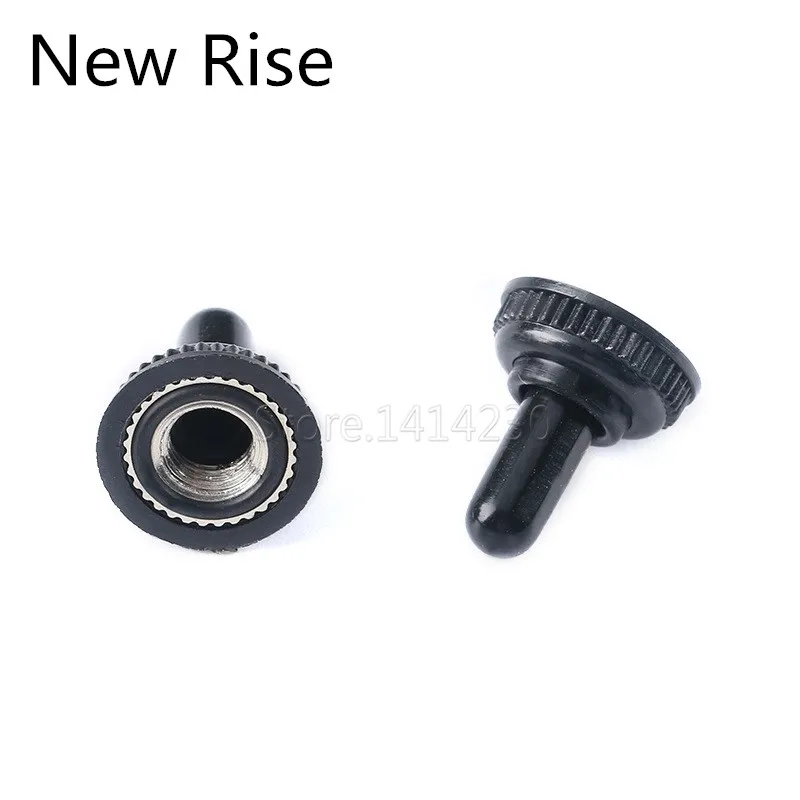 6mm Toggle Switch Waterproof Glue Cap Dust Cap For MTS Mini Toggles 10Pcs toggle switch rubber cap