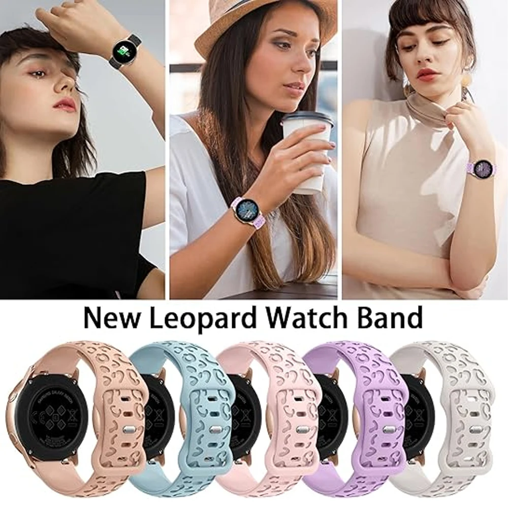 Silicone Engraved 20mm Strap Bracelet
