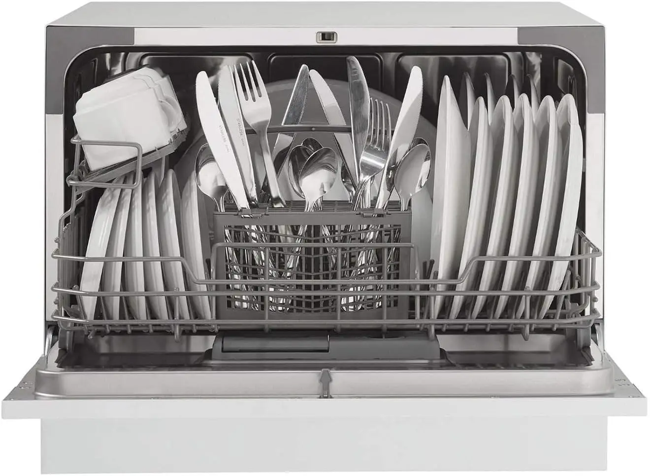 Dishwasher with 6 Place Settings, 6 Wash Cycles and Silverware Basket, Energy Star-Rated with Low Water Con 2
