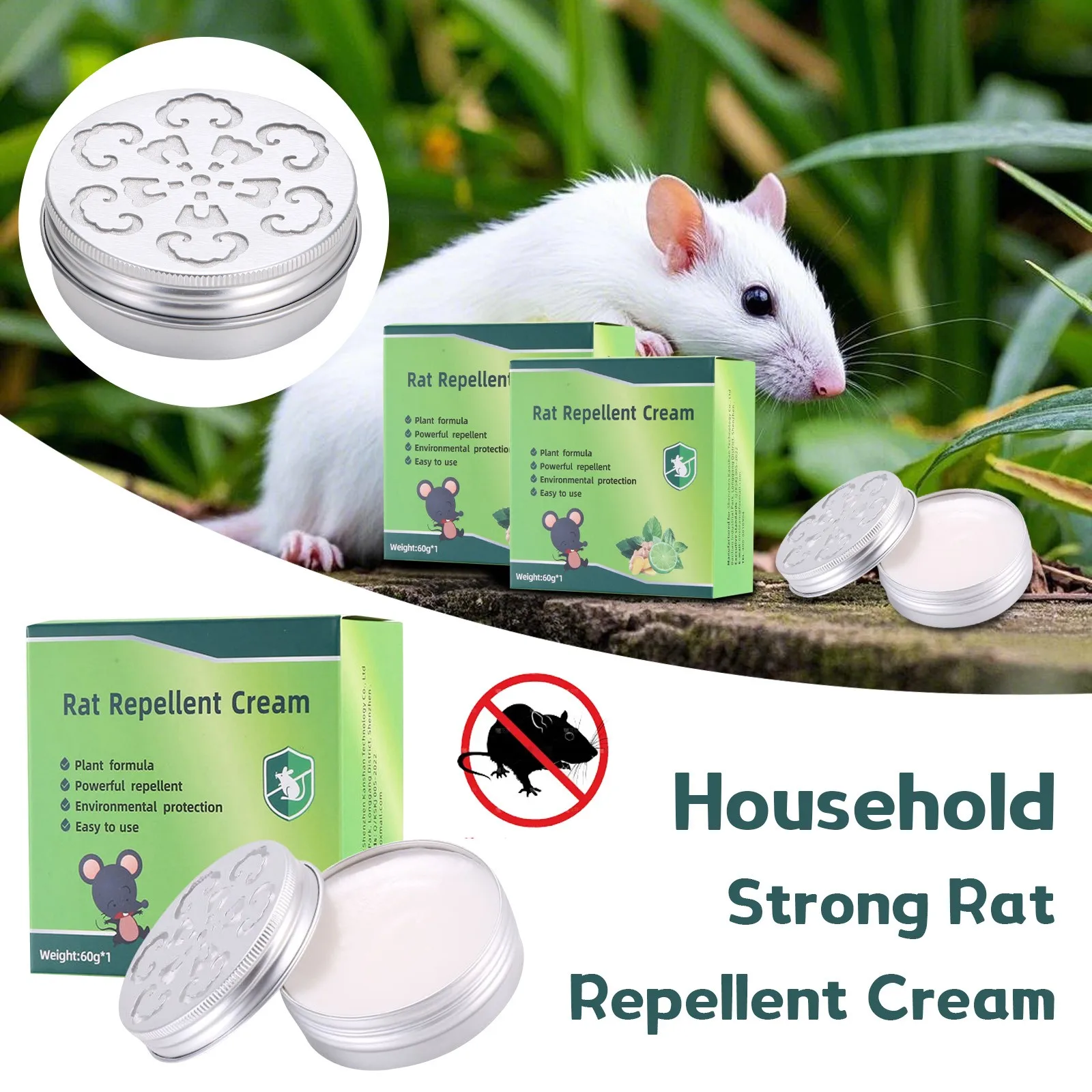 Nouveau ménage fort rongeur répulsif Rat crème ménage Rat outil voiture — free download