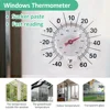 Window Thermometer, Plastic Window Thermometer, Outdoor Window Thermometer With Suction Cup, Thermometer For Home Outdoor, Home 1