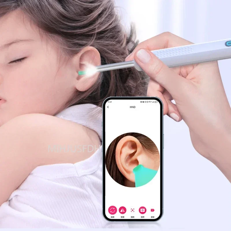 Visual Ear Cleaner with Camera LED Lights Lens Ear Wax Removal Tool Take Video HD Ear Wax Removal Tool Dropshipping 2
