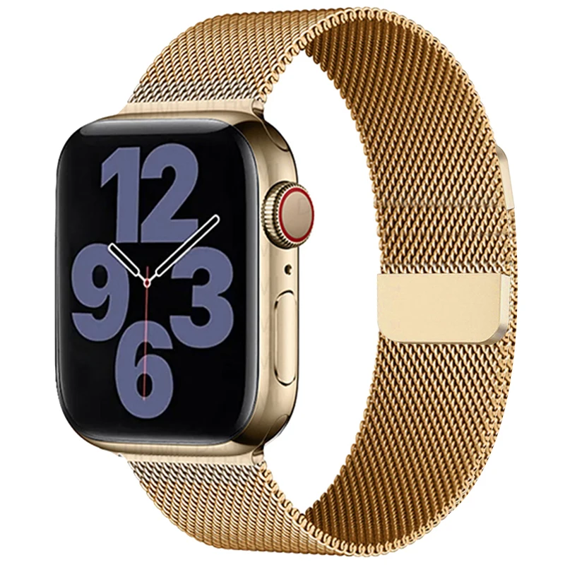 Elegant Milanese Loop Metal Strap for Apple Watch - Premium Stainless Steel Band