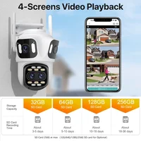 WONSDAR – caméra IP WiFi HD à quatre objectifs, Zoom 8X, caméra PTZ extérieure, suivi automatique, caméra de sécurité, vidéosurveillance ICSEE 5
