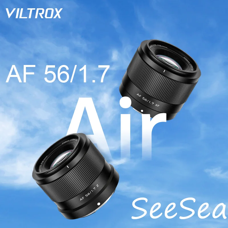 Camera Lens Viltrox 56mm F1.7 Auto Focus APS-C Lens for Fuji X Nikon Z Sony E Mount Mirrorless Cameras