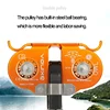 High Altitude Adventure Park Jungle  Crossing Through Equipment Owl Shape Double Pulley Built In Stell Ball Bearing 6