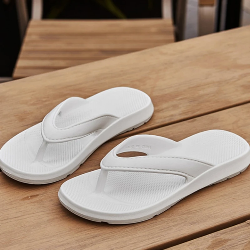 Men Fashion Flip Flops Anti-slip Soft Sole Summer Sandls Wear-resistant Breathable Beach Comfort Couple Leisure Slippers - 5