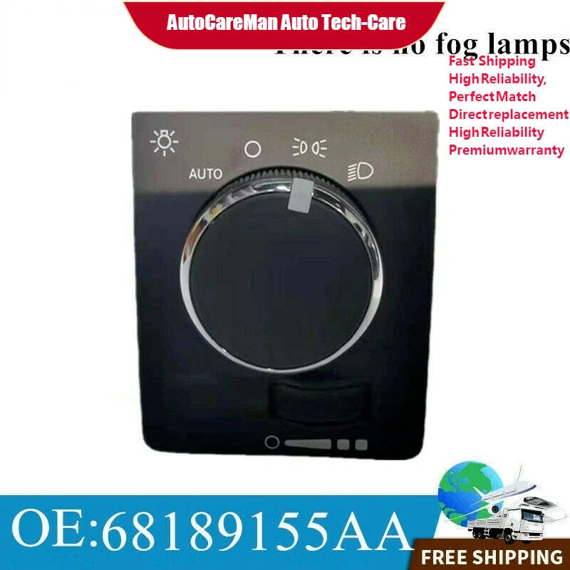 

For 2013-2018 Dodge Ram head lamp without fog lamp Light 68189155AA