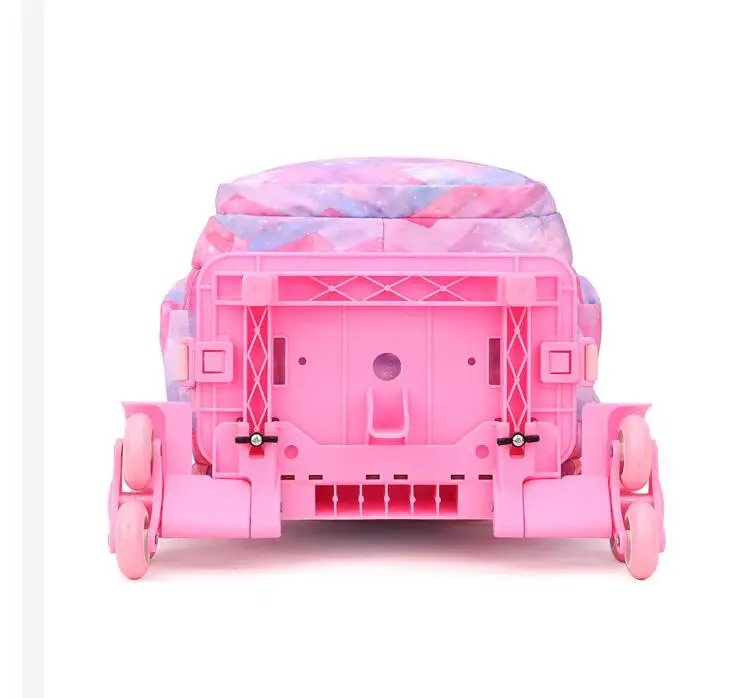 School Trolley Bag School Wheeled Backpack Set for Girls Elementary School Trolley Bag Set 3 pcs with Lunch Bag Pen Bag For Boy
