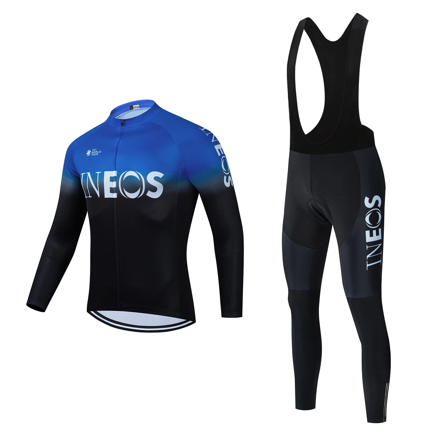 Long Sleeve Bike Jerseys With Pants For Men Autumn Winter Cycling Sets Pro Team Racing Sportswear Bicycle Suits Uniform