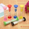 Z2 6pcs/set Creative Plastic Hourglasses Sandglass Timer Children Time Toy Gift Home Decoration 0.5/1/2/3/5/10 minutes Hourglass 1
