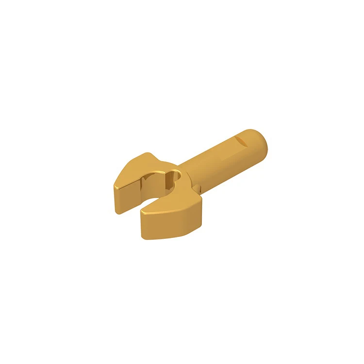 Building Blocks 10Pcs MOC Parts 48729 Bar 1L with Clip Mechanical Claw Compatible Bricks DIY Assmble Particle Kid Brain Toy Gift