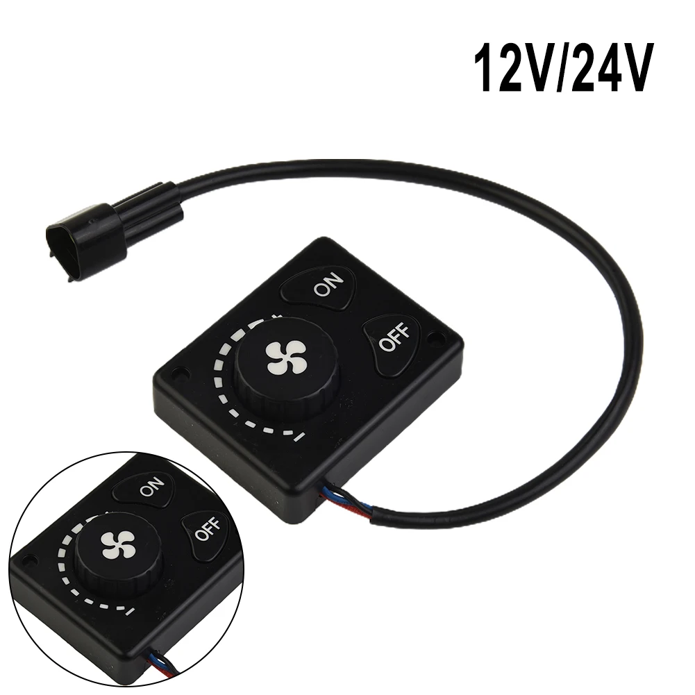 

3 Pin Diesel Air 12v 24V Parking Heater Control LCD Knob Controller Switch Vehicles Parking Heater Knob Switch Replace Car Part