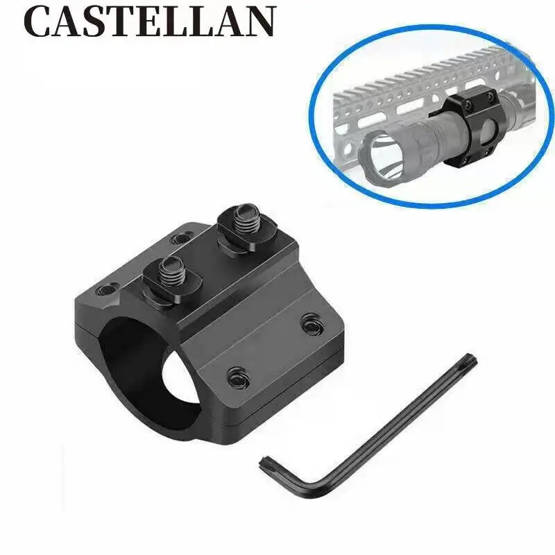 MLOK Torch Clamp Aluminum Alloy Pipe Clamp 25.4mm Torch Clamp Gun