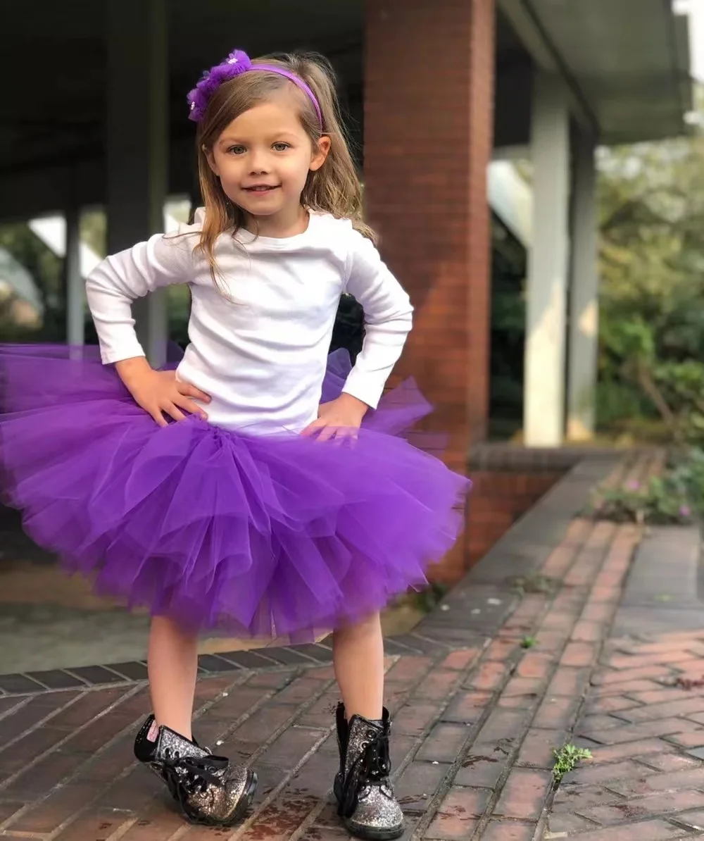 Girls Purple Tutu Dresses Lamgool Rainbow Tutu Dress For Little
