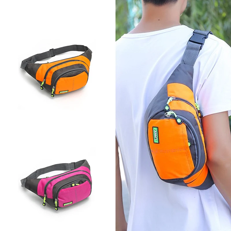 Sac de Poitrine Homme avec Port de Chargement USB Sac Petit Etanche