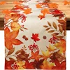 Autumn Leaves Thanksgiving linen Table Runners Fall Maple Leaf Dresser Scarf table decor holiday wedding party dining home decor 1