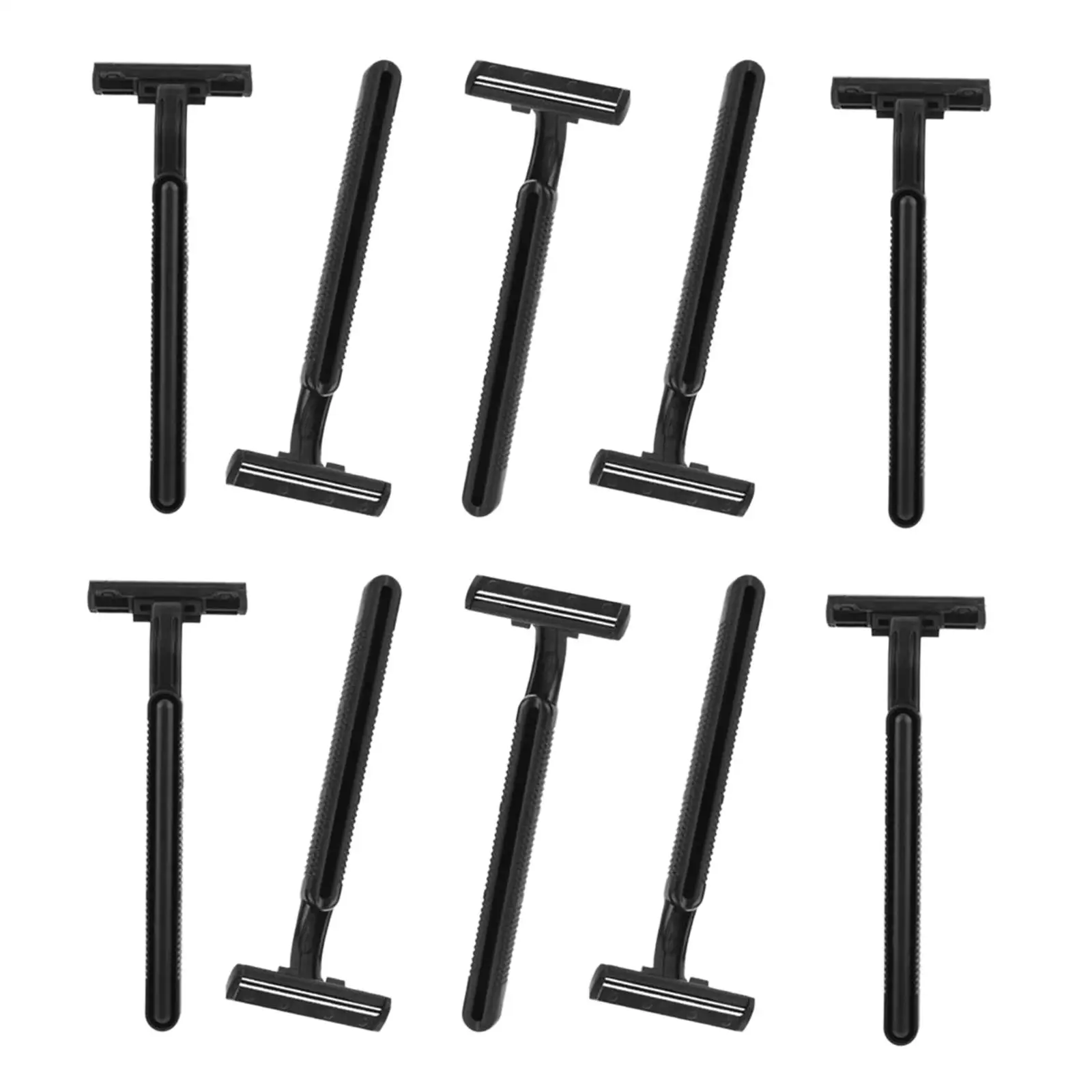 

10Pcs Classic Men Disposable Shaver Shaving Grooming Tool Long Handle Beard Shaver Face Hair Removal for Male Home Use Travel