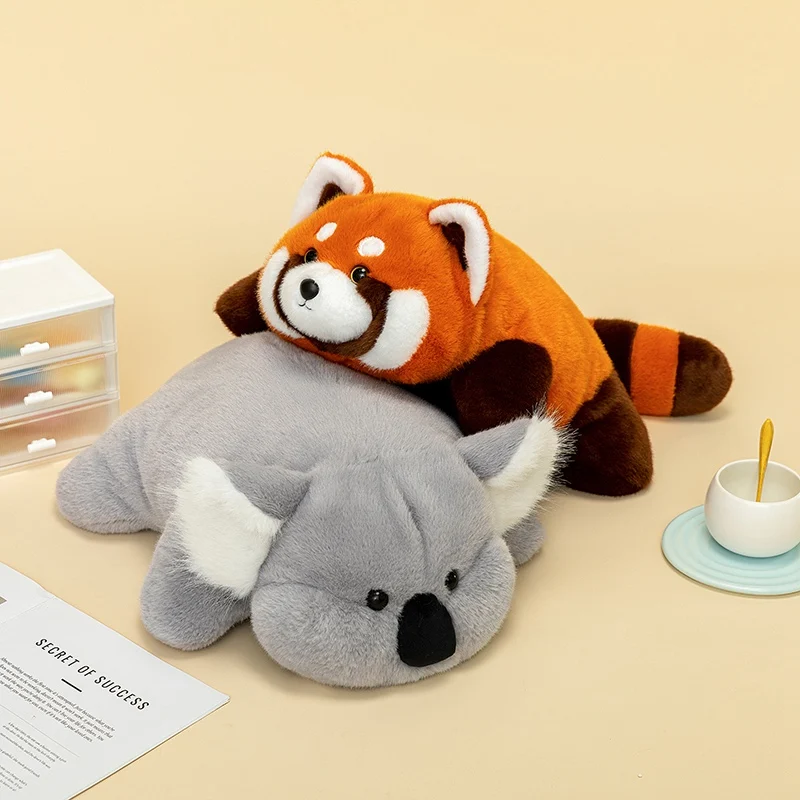 Cute Fox Raccoon Plush Toy Stuffed Animals Soft Fluffly Plushies Dolls Pillow Kids Toys Gift for Boys Christmas home Girls