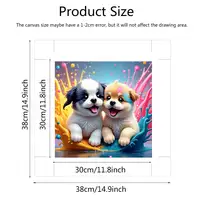 Momoart New Arrivals Drawing By Numbers Dog Animal DIY Painting By Number No Frame Paint Kit For Adults Decor For Home 2
