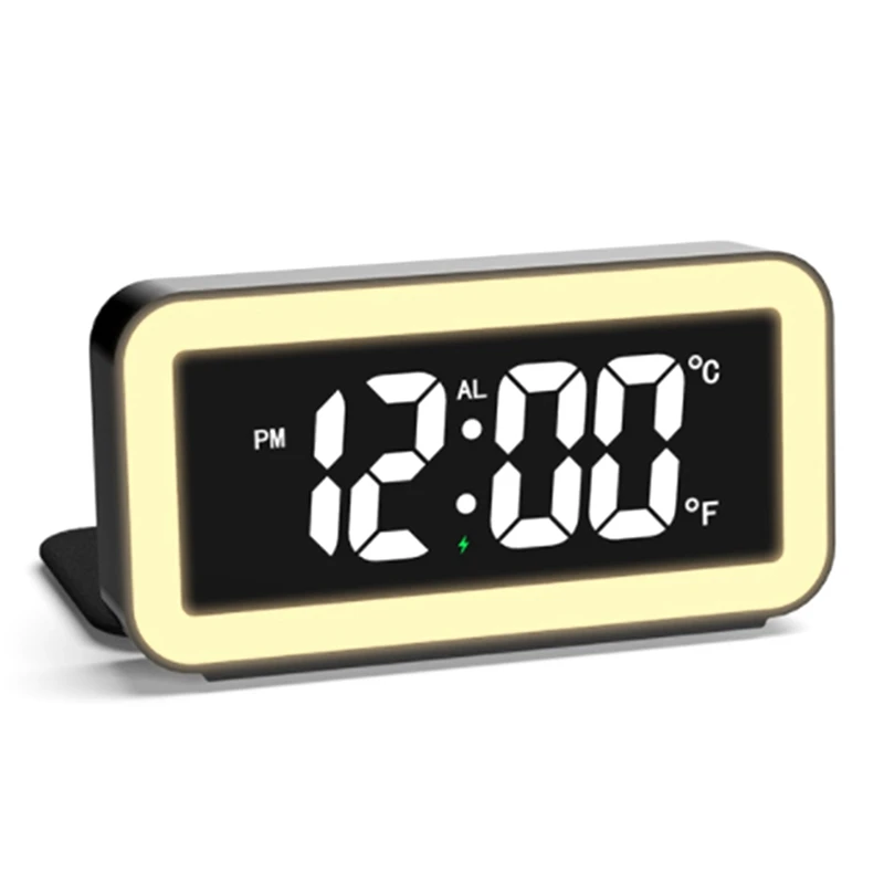 

Multifunctional Mirror Digital Clock LED Mirror Clock Makeup Mirror Alarm Clock Electronic Alarm Clock