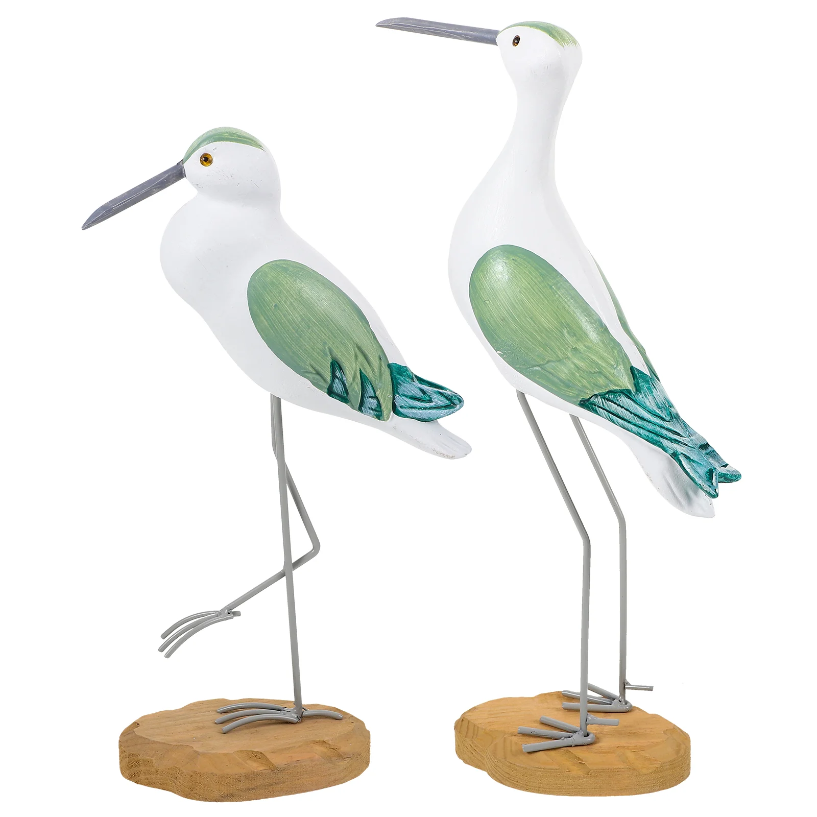 

Imikeya Seagull Ornaments Outdoor Home Decor Tv Stand Desktop Coastal Beach Bird Statue Seaside Ocean Wooden Craft