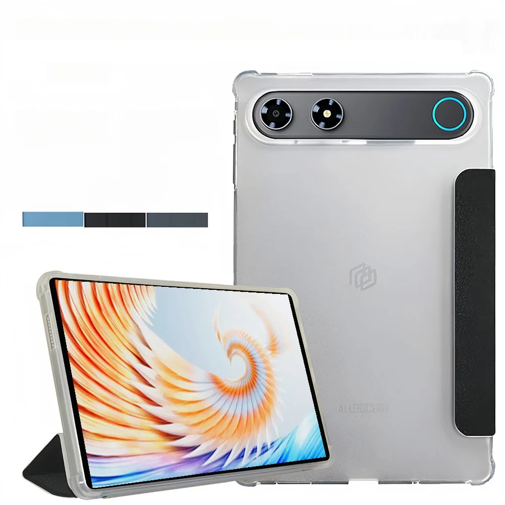 Premium Folio PU Leather Soft TPU Flip Tablet Case, 8.8
